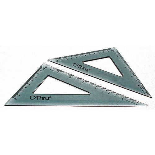 C-Thru Ruler Company, C-Thru KT-90 Set de triangles en plastique