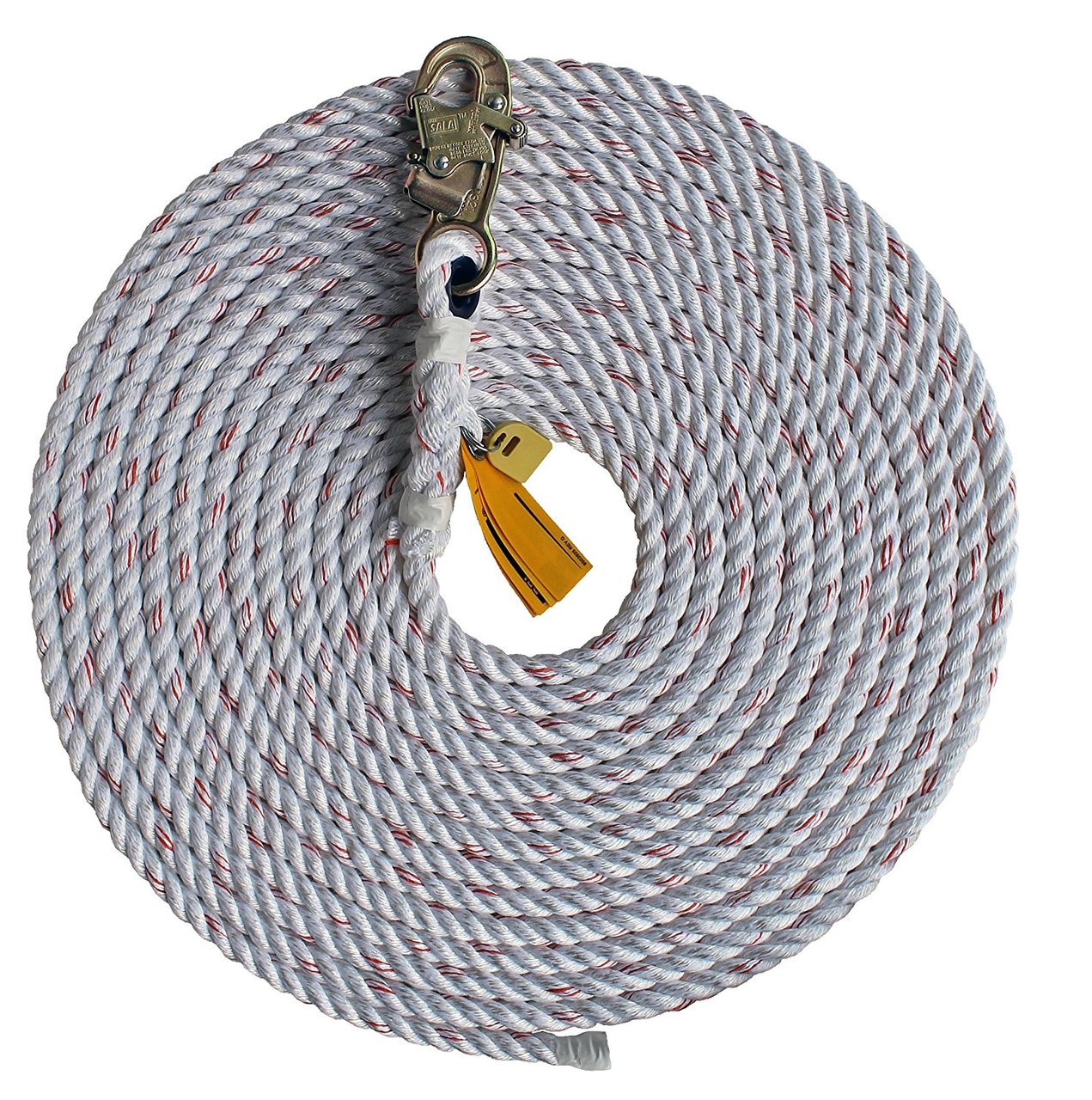 DBI-Sala, DBI-Sala Lifeline 5/8" Double Locking Dropline Rope with Snap Hook, 50' & 100'.