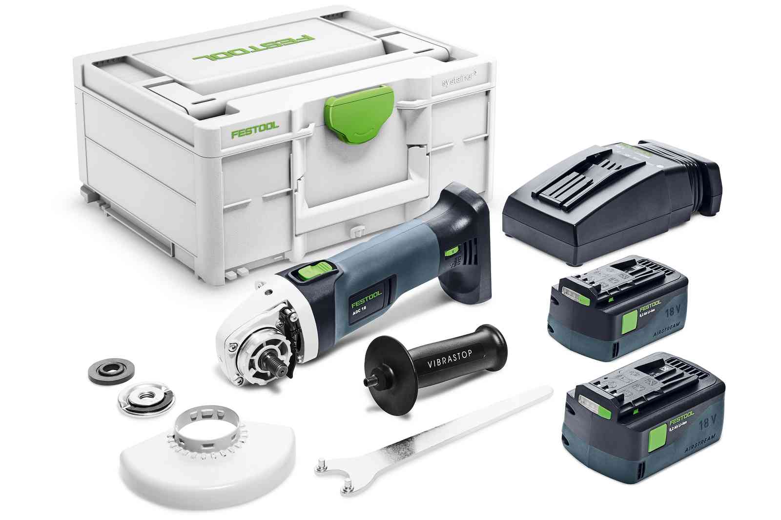 Festool, FESTOOL Meuleuse d'angle sans fil AGC 18-125 5,2 EBI-PLUS