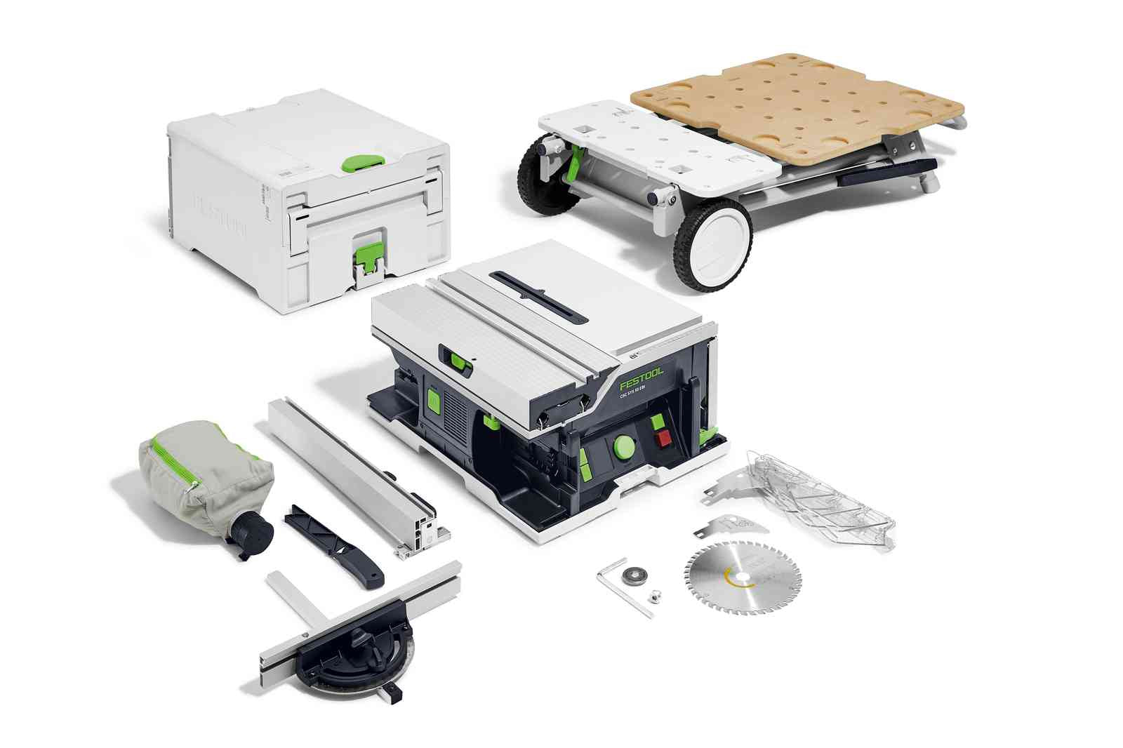 Festool, FESTOOL Scie de table sans fil CSC SYS 50 EBI-BASIC-SET