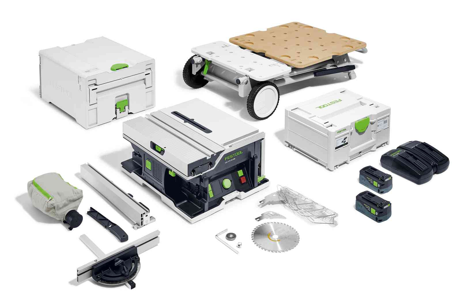 Festool, FESTOOL Scie de table sans fil CSC SYS 50 EBI-SET