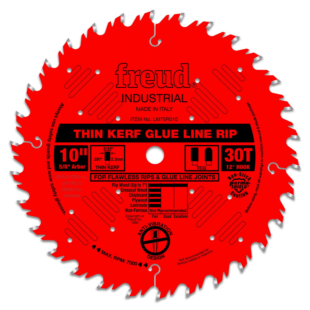 Freud, FREUD 10" - Lame de défonçage industrielle pour lignes de colle fines