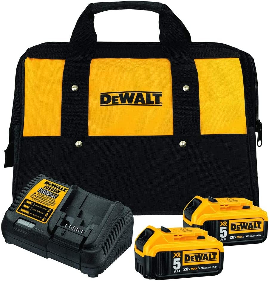 DeWalt, Kit de démarrage batterie DeWalt 20V Max 5.0Ah @, DCB205-2CK