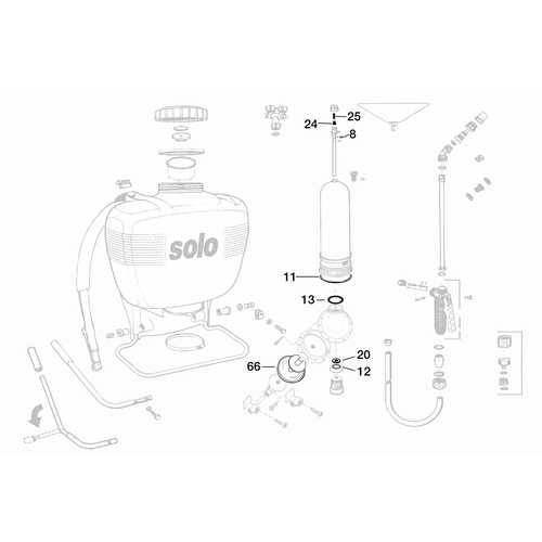 Pulvérisateurs Solo, Kit de réparation pour pompe à membrane Solo