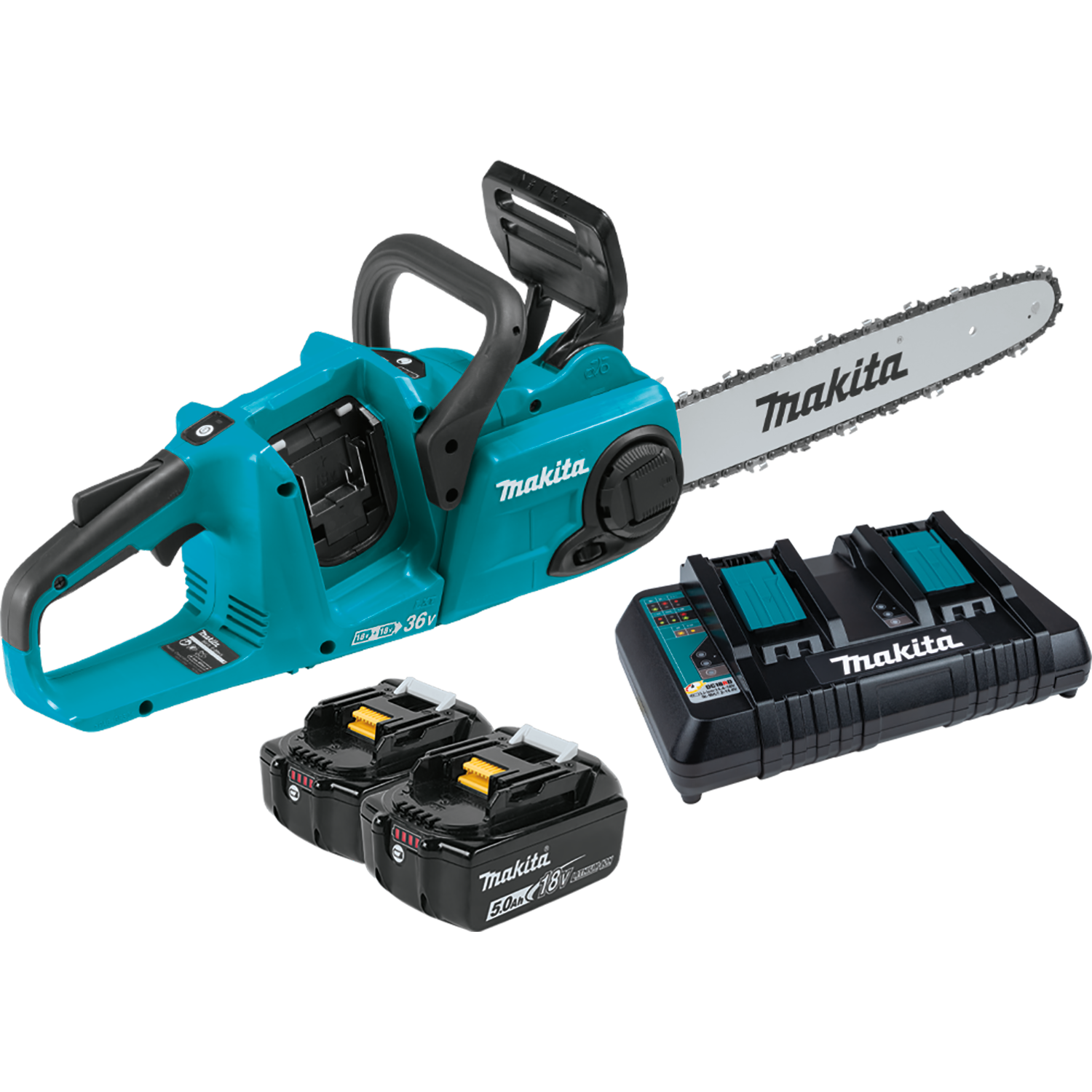 Makita, Kit scie à chaîne 14" LXT® 36V (18V X2) de MAKITA