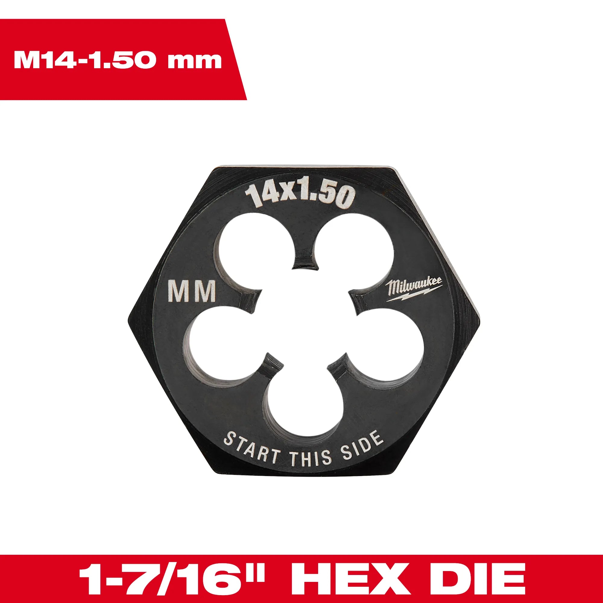 Outil Milwaukee, MILWAUKEE 1-7/16" Filière de filetage hexagonal