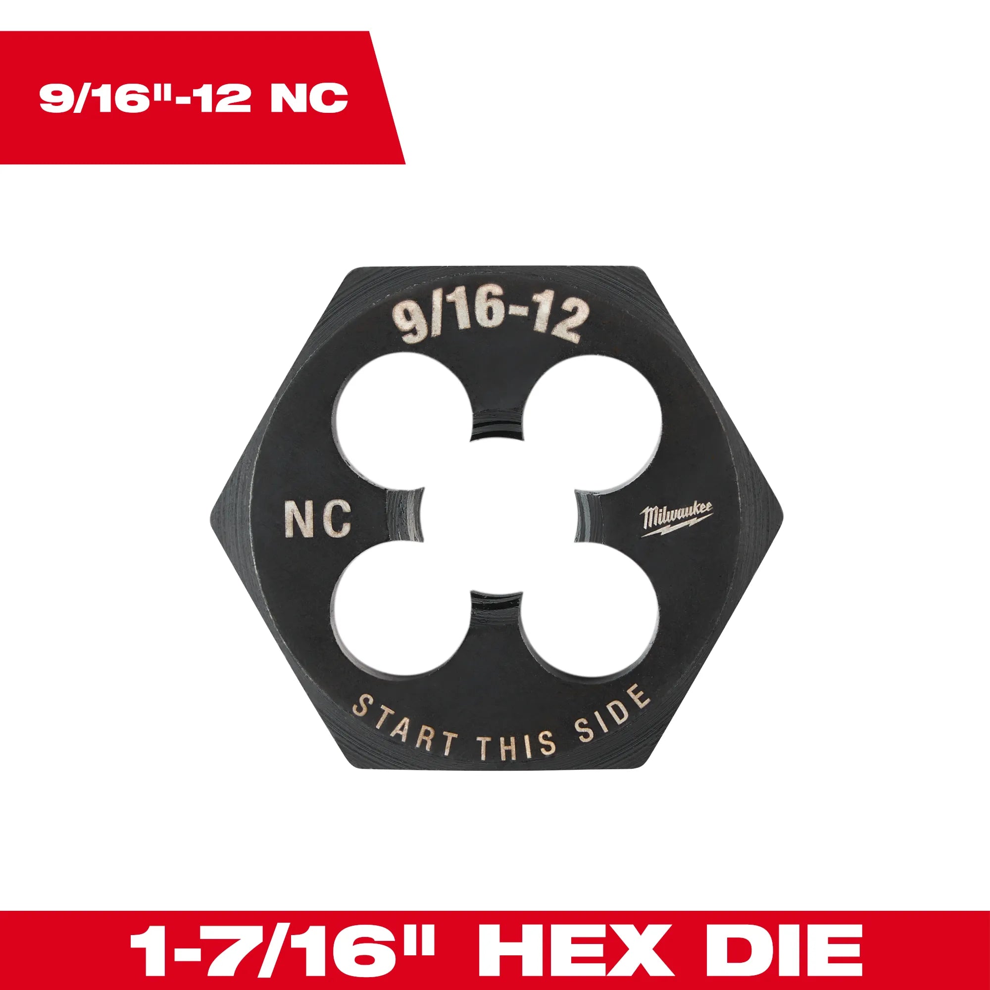 Outil Milwaukee, MILWAUKEE 1-7/16" Filière de filetage hexagonal