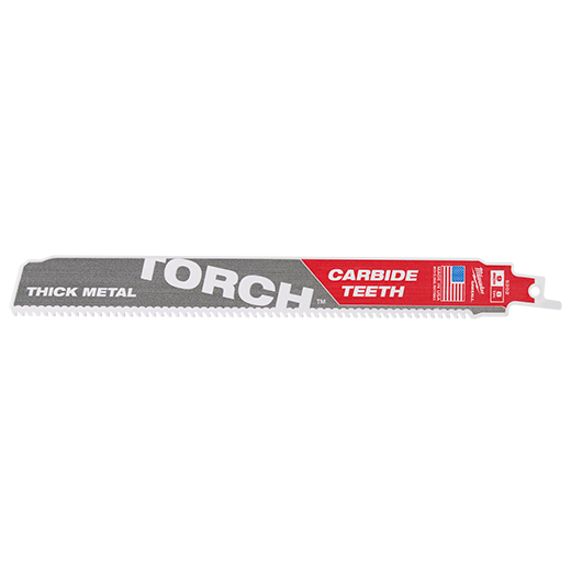 Outil Milwaukee, MILWAUKEE 9" 8 TPI SAWZALL® TORCH™ Lame au carbure (25 PACK)