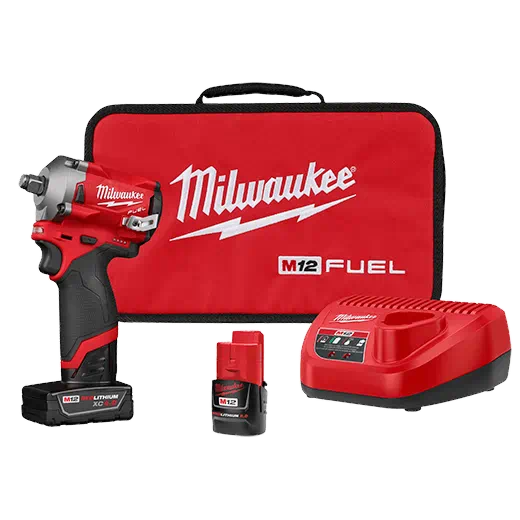 Outil Milwaukee, MILWAUKEE M12 FUEL™ 1/2" Stubby Impact Wrench Kit (outil seul)