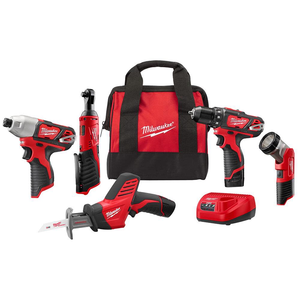 Outil Milwaukee, MILWAUKEE M12™ 5 PC. Combo Kit