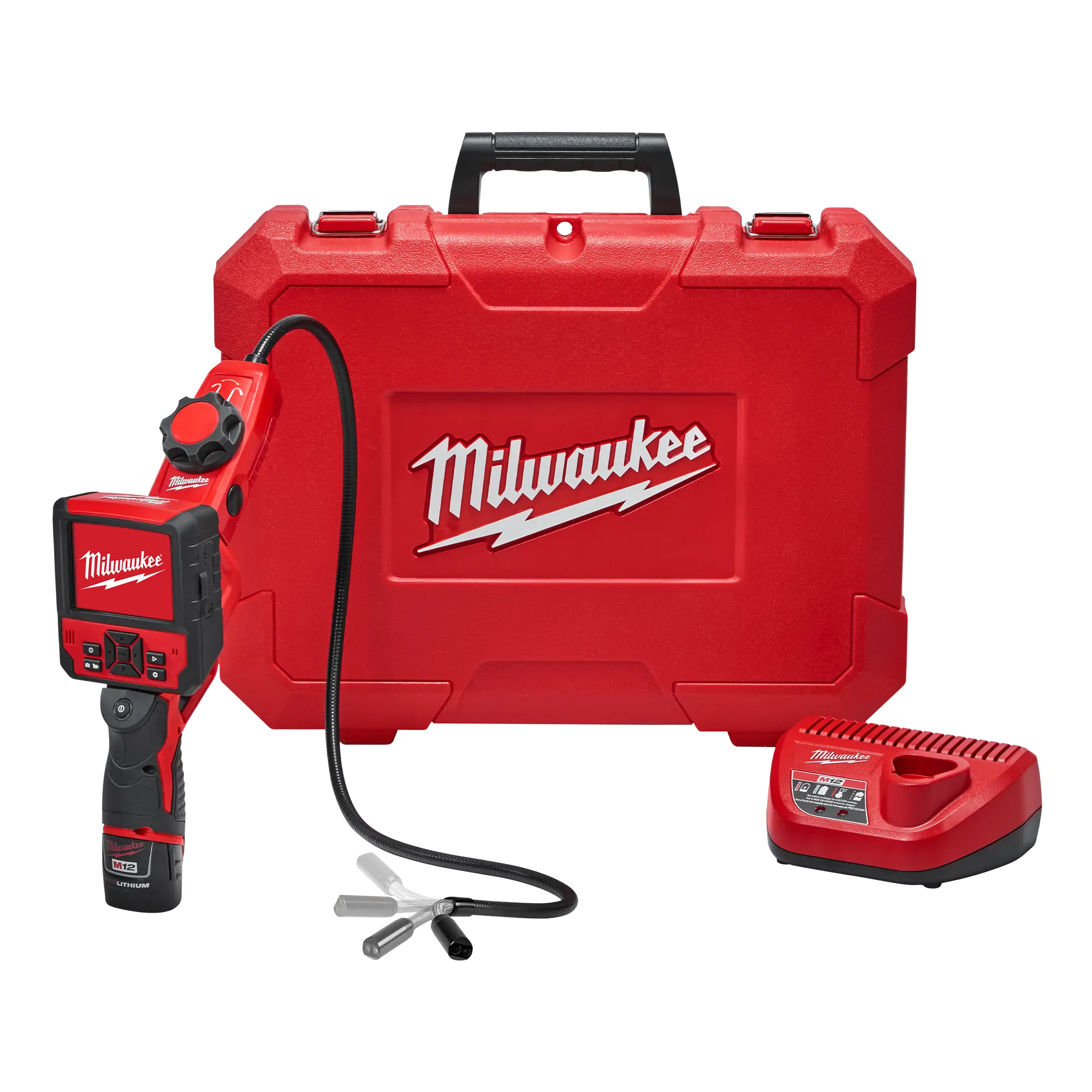 Milwaukee Tool, MILWAUKEE M12™ M-SPECTOR FLEX™ Câble de caméra d'inspection 3' avec kit PIVOTVIEW™