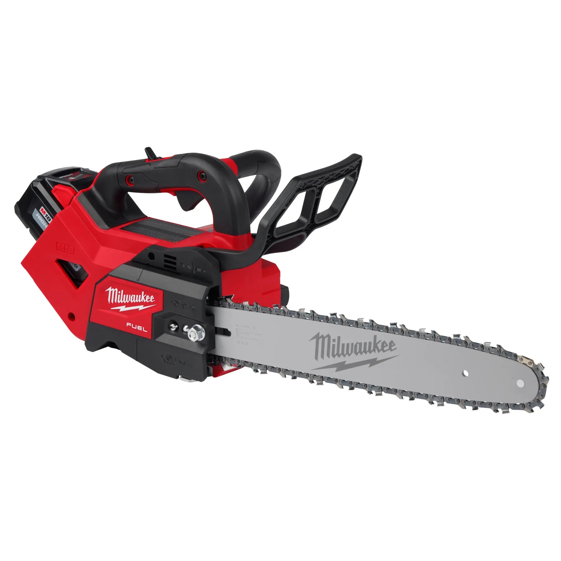 Milwaukee Tool, MILWAUKEE M18 FUEL™ 14" Tronçonneuse à poignée supérieure 2 Kit de batterie