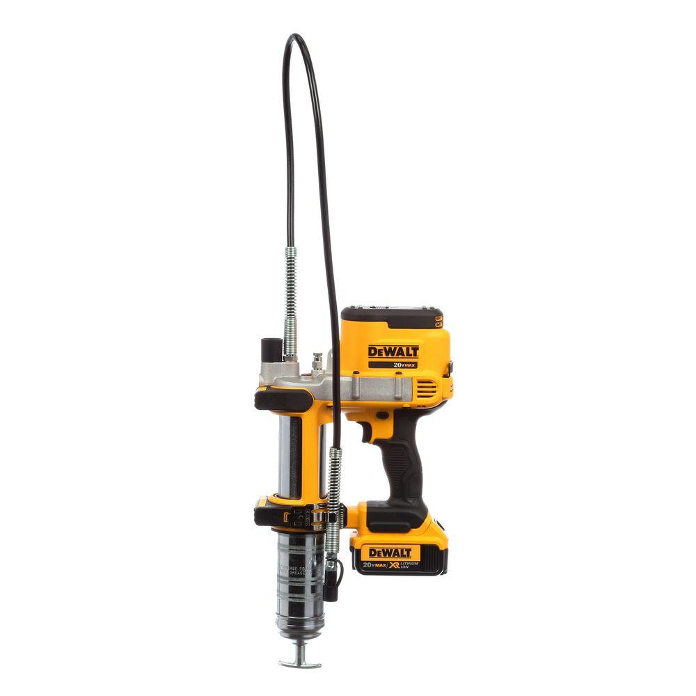 DeWalt, Pistolet à graisse sans fil DeWalt 20-Volt Max Lithium-Ion, DCGG571M1