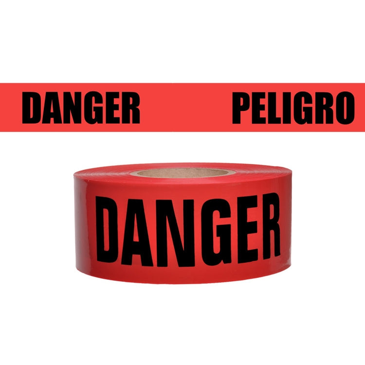 Presco, Presco Ruban barricade rouge Danger Peligro 7 mil - BR357R174