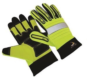 Gant de Seattle, Seattle Glove GR2012 Gants Hi Vis Shock Grip verts