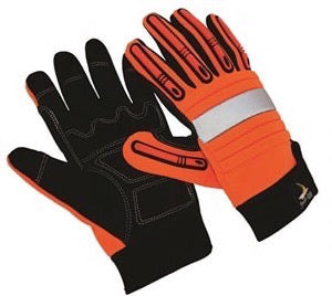 Gant de Seattle, Seattle Glove OR200 Orange Hi Vis Shock Grip Gloves