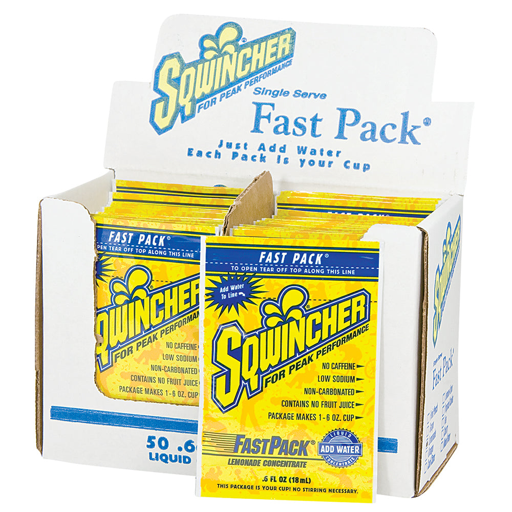 Sqwincher, Sqwincher Fast Pack - portions individuelles (boîte de 50)