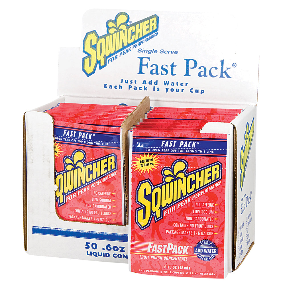 Sqwincher, Sqwincher Fast Pack - portions individuelles (boîte de 50)